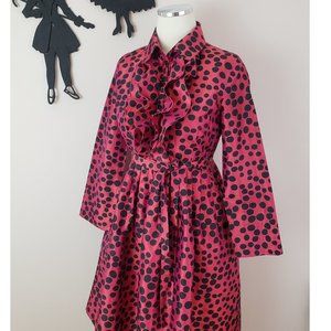 Moschino Cheap and Chic Silk Polka Dot Dress Size 6